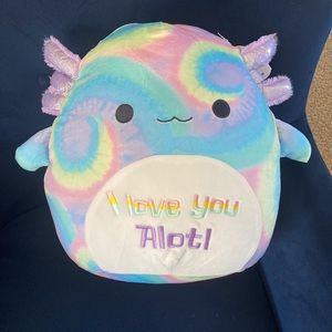 Squishmallows   Delphine Axolotl tie dye
